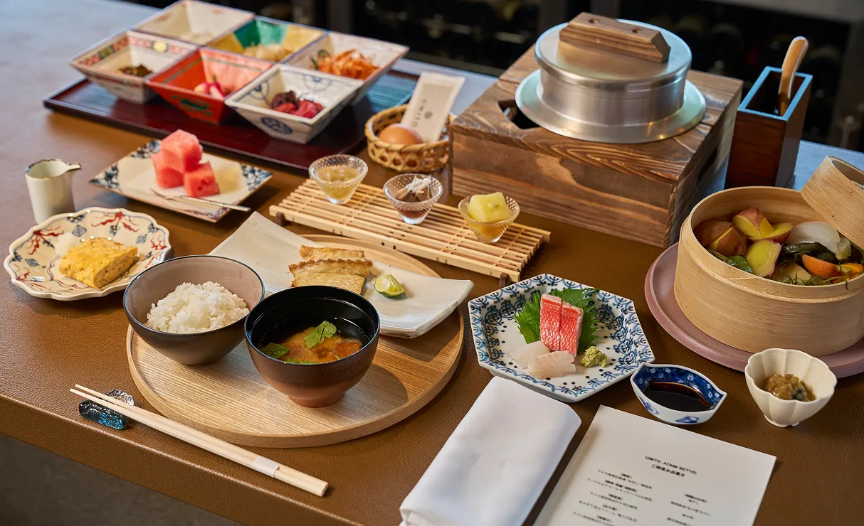 静岡県産食材を使った和朝食
