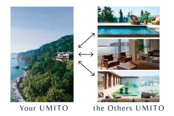 UMITO施設の相互利用の図